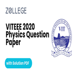 VITEEE 2020 Question Paper with Answer Key PDF for Physics ZPYP